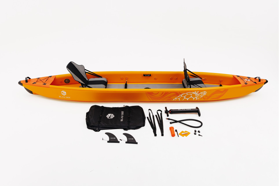 Надувной каяк двухместный Blau See Turtle-2 Expedition